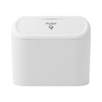 丽佳邦车载垃圾桶汽车椅背车门挂式储物盒多功能垃圾袋折叠收纳汽车用品白色[003车载垃圾桶]