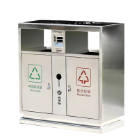 丽佳邦户外垃圾桶不锈钢果皮箱环卫市政街道公园小区景区物业分类垃圾箱304不锈钢永康桶