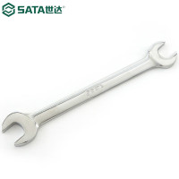 世达(SATA)五金工具全抛光双开口扳手扳子汽修机修工具呆扳手 双开口扳手 16x18mm[1把]41214