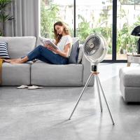 摩飞电器(MORPHY RICHARDS)电风扇 MR3801白 负离子空气循环扇大风力可拆洗风扇遥控直流变频节能家用