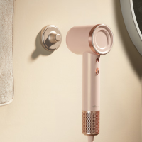 小熊(Bear)吹风机电吹风家用吹风筒大功率负离子护发速干高速宿舍学生大风力低噪七夕送男女友对象礼物专用磁吸壁挂支架DC