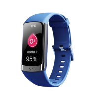 didoF50S实时监测血糖血压血氧心率睡眠运动手环手表顶配版 蓝色