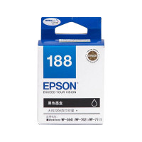 爱普生(EPSON)T1881 黑色墨盒 (适用WF-3641/7111/7621/7218/7728机型)约2200页