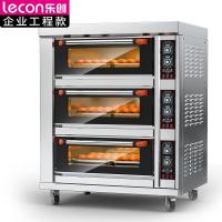 乐创lecon 电烤箱 LC-J-DK60 立式 机械操控 灰色