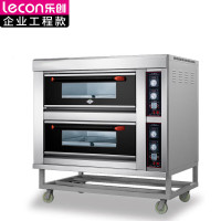 乐创(lecon)商用烤箱 二层四盘旋钮式蛋糕面包烘焙电烤箱 LC-JG-DK40