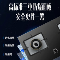 康宝(Canbo)燃气灶天然气双灶煤气炉具嵌入式家用灶台5.0大火力猛火灶具JZT-2QB323天然气