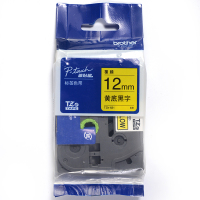 兄弟(brother)TZ-631/TZe-631 12mm 黄底黑字标签色带 (适用 PT-1280 PT-2700)