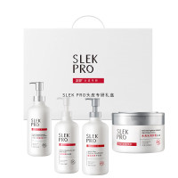 舒蕾(SLEK)PRO系列700ml礼盒套装洗发水沐浴露护发素礼盒 洗发露+沐浴露+护发素+护发膜