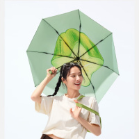 蕉下(beneunder)防紫外线三折倍护黑胶晴雨伞防晒伞野果BM397 盐渍杨桃
