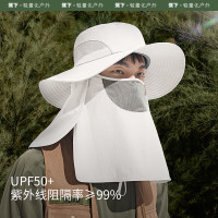 蕉下(beneunder)防晒帽遮阳帽子男防晒面罩渔夫帽钓鱼帽登山帽太阳帽TS574青