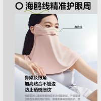 蕉下(beneunder)防晒口罩女护颈防晒面罩防紫外线脸基尼柔沙粉AL340