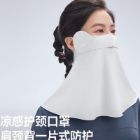 蕉下(beneunder)防晒口罩女护颈防晒面罩防紫外线脸基尼高山灰AL340