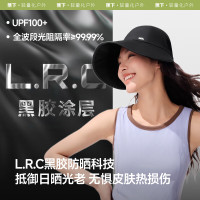 蕉下(beneunder)棒球帽子遮阳帽女鸭舌帽侧脸防晒太阳帽防紫外线时尚BM715黑