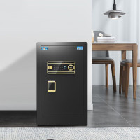 虎牌保险柜家用办公小型指纹密码WiFi保险箱全钢防盗可入墙财务专用保密保管柜 博瑞系列 80cm 钢琴黑