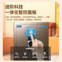 虎牌保险柜家用办公小型保险箱指纹密码全钢防盗可入墙保密保管柜博越D系列45cm咖色