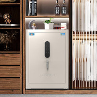 虎牌保险柜家用办公小型电子密码保险箱全钢防盗入墙入柜现代简约时尚收纳保管柜 海鸥系列 60cm白色