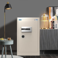 虎牌保险柜家用办公小型国标认证保险箱80cm指纹密码全钢防盗可入墙入柜保密柜 金格系列 象牙白