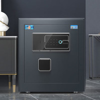 虎牌保险柜家用办公小型指纹密码收纳保险箱全钢防盗入墙入柜现代简约高端保管柜灵峰系列42cm