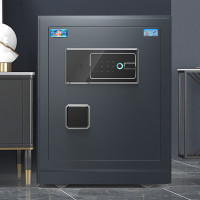 虎牌保险柜家用办公小型指纹密码收纳保险箱全钢防盗入墙入柜现代简约高端保管柜灵峰系列50cm