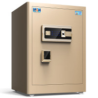 虎牌保险柜家用小型指纹密码保险箱收纳办公财务专用全钢防盗可入墙嵌入衣柜保管柜 灵煋系列 55cm