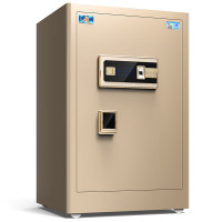 虎牌保险柜家用小型指纹密码保险箱收纳办公财务专用全钢防盗可入墙嵌入衣柜保管柜 灵煋系列 65cm