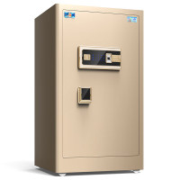 虎牌保险柜家用小型指纹密码保险箱收纳办公财务专用全钢防盗可入墙嵌入衣柜保管柜 灵煋系列 75cm