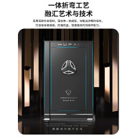 虎牌保险柜家用办公大型指纹密码国标认证豪华高端防盗柜收纳皮革抽屉柜 85cm 天籁系列 星夜黑