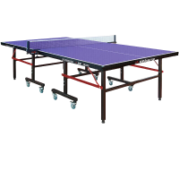 双鱼(DOUBLEFISH)乒乓球桌室内家用可折叠移动带轮乒乓球台 JD200附网架赞商品