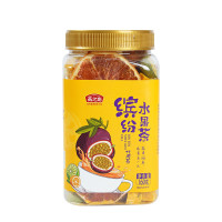 燕之坊酸梅汤 桂花酸梅晶柠檬干花果茶水果茶火锅伴侣 速溶饮料代用茶 缤纷水果茶160g