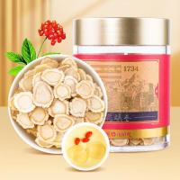 雷允上 美国进口花旗参片1#薄圆片100g 约1.4-1.6cm 过节礼品