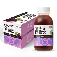 乐源西梅汁益生元纤维果饮料280g*8瓶 0脂膳食纤维 益生元西梅饮280克*8瓶