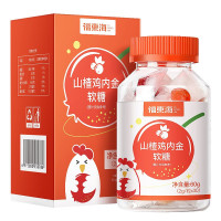 福东海 山楂鸡内金软糖瓶独立小包装即食儿童山楂鸡内金软糖山楂鸡内金软糖酸甜零食 60克 1瓶