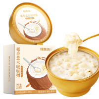 福东海 椰香薏米啵啵粥258克 添加燕麦有机银耳薏苡仁马蹄 免煮即食速食粥 椰香薏米啵啵粥258克/盒