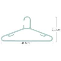 茶花(CHAHUA)大衣架 防滑晾衣架子衣服架衣挂晒衣服撑子挂衣架防风 10支