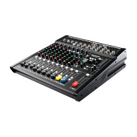 得胜(TAKSTAR)XR-0612FX模拟调音台 十二路 带蓝牙模块USB-A MP3播放高中低音可调节48V幻象电源