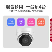 海康威视(HIKVISION)监控摄像机 模拟摄像头高清红外夜同轴视监控器 半球室内探头950 [200万像素同轴半球]