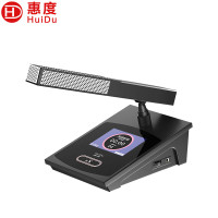 惠度(HuiDu)HD-8700M专业有线手拉手视频跟踪会议话筒工程会议系统会议阵列麦克风单代表麦(方管款)