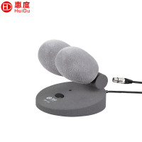 惠度(HuiDu)BM180专业有线桌面微型会议话筒台式鹅颈新闻广播录播电台演播讲台电容麦克风主持访谈采访话筒