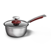 康巴赫(KBH)奶锅316L不锈钢不粘锅婴儿宝宝辅食锅煮面煮奶送蒸屉16cmNFS16A1