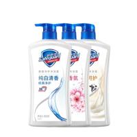 舒肤佳沐浴露清洁沐浴乳液家庭实惠装大容量男女士 850g*3纯白+牛奶+樱花