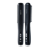 金稻 K-SKIN直发梳负离子卷直发棒两用电梳子夹板防烫直发器直发梳神器 KD388A黑色 30mm