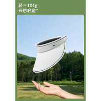 蕉下(beneunder)杨幂同款遮阳帽防晒帽女空顶帽夏季新款帽子防紫外线户外UL56924 霜奶白