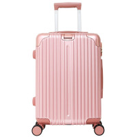 维多利亚旅行者商旅多功能行李箱拉杆箱旅行箱登机箱710玫瑰金 24寸