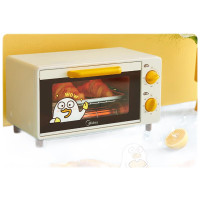 美的(Midea)10L小刘鸭电烤箱联名款家用迷你小烤箱 立体烘烤机械式双旋钮操控广域控温 PT1032