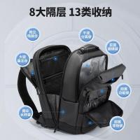 维多利亚旅行者商务出差包双肩包笔记本电脑包USB充电背包9089黑色