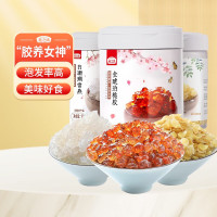 燕之坊 桃胶雪燕云南天然易泡发胶原皂角米软糯易发泡胶原干货 380g[组合装]