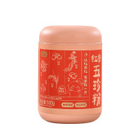 燕之坊红参五珍粉500g五红粉原料五谷冲饮早餐人参红米红小豆红糖红枣粉