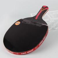 红双喜(DHS)狂飚八星乒乓球拍直拍比赛成品单拍芳碳H8006赠球
