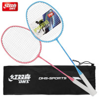 红双喜(DHS) 羽毛球拍对合金中杆比赛ES1010进阶附3球