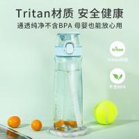 膳魔师(THERMOS)运动水杯男女学生Tritan塑料吸管杯健身随行杯便携夏季水杯TCSF蓝绿色700ml
